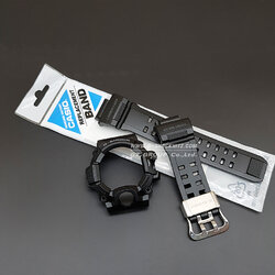 CASIO GENUINE FACTORY CASIO REPLACEMENT อะไหล่นาฬิกา G-SHOCK รุ่น GW-9400BJ-1 กรอบสายสีดำ