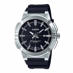 CASIO นาฬิกาคาสิโอ นาฬิกาข้อมือ นาฬิกากันน้ำ นาฬิกาของแท้ ประกันศูนย์ CMG 1 ปี รุ่น MTP-E172-1A นาฬิกาสีดำ