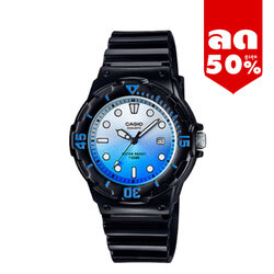 CASIO MID YEAR SALE นาฬิกาคาสิโอ พร้อมส่ง นาฬิกาข้อมือ นาฬิกากันน้ำ นาฬิกาของแท้ BTS ประกันศูนย์ CMG 1 ปี รุ่น LRW-200H-2E นาฬิกาสีดำ
