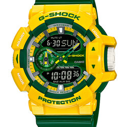 CASIO MID YEAR SALE G-SHOCK พร้อมส่ง นาฬิกาข้อมือ นาฬิกากันน้ำ นาฬิกาของแท้ ประกันศูนย์ CMG 1 ปี รุ่น GA-400CS-9A นาฬิกาสีเหลือง