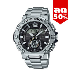 CASIO MID YEAR SALE G-SHOCK พร้อมส่ง นาฬิกาข้อมือ นาฬิกากันน้ำ นาฬิกาของแท้ ประกันศูนย์ CMG 1 ปี รุ่น GST-B300SD-1A นาฬิกาสีเงิน