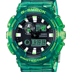 CASIO G-SHOCK นาฬิกาข้อมือ นาฬิกากันน้ำ นาฬิกาของแท้ ประกันศูนย์ CMG 1 ปี รุ่น GAX-100MSA-3A นาฬิกาสีเขียว