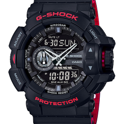 CASIO G-SHOCK นาฬิกาข้อมือ นาฬิกากันน้ำ นาฬิกาของแท้ ประกันศูนย์ CMG 1 ปี รุ่น GA-400HR-1A นาฬิกาสีดำ
