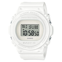 CASIO BABY-G นาฬิกาข้อมือ นาฬิกากันน้ำ นาฬิกาของแท้ ประกันศูนย์ CMG 1 ปี รุ่น BGD-570-7D นาฬิกาสีขาว