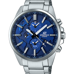 CASIO EDIFICE นาฬิกาข้อมือ นาฬิกากันน้ำ นาฬิกาของแท้ ประกันศูนย์ CMG 1 ปี รุ่น ETD-300D-2A นาฬิกาสีเงิน