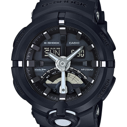 CASIO G-SHOCK นาฬิกาข้อมือ นาฬิกากันน้ำ นาฬิกาของแท้ ประกันศูนย์ CMG 1 ปี รุ่น GA-500-1A นาฬิกาสีดำ