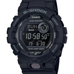 CASIO G-SHOCK นาฬิกาข้อมือ นาฬิกากันน้ำ นาฬิกาของแท้ ประกันศูนย์ CMG 1 ปี รุ่น GBD-800-1B นาฬิกาสีดำ
