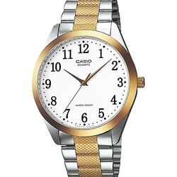 CASIO นาฬิกาคาสิโอ นาฬิกาข้อมือ นาฬิกากันน้ำ นาฬิกาของแท้ ประกันศูนย์ CMG 1 ปี รุ่น MTP-1274SG-7B นาฬิกาสีทอง