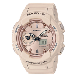 CASIO BABY-G นาฬิกาข้อมือ นาฬิกากันน้ำ นาฬิกาของแท้ ประกันศูนย์ CMG 1 ปี รุ่น BGA-230SA-4A นาฬิกาสีครีม