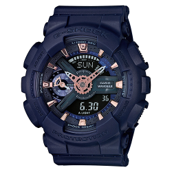 CASIO G-SHOCK นาฬิกาข้อมือ นาฬิกากันน้ำ นาฬิกาของแท้ ประกันศูนย์ CMG 1 ปี รุ่น GMA-S110CM-2A นาฬิกาสีดำ