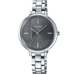 CASIO นาฬิกาคาสิโอ นาฬิกาข้อมือ นาฬิกากันน้ำ นาฬิกาของแท้ ประกันศูนย์ CMG 1 ปี รุ่น LTP-E152D-1E นาฬิกาสีเงิน