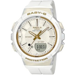 CASIO BABY-G นาฬิกาข้อมือ นาฬิกากันน้ำ นาฬิกาของแท้ ประกันศูนย์ CMG 1 ปี รุ่น BGS-100GS-7A นาฬิกาสีขาว