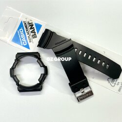 CASIO GENUINE FACTORY CASIO REPLACEMENT อะไหล่นาฬิกา G-SHOCK รุ่น GAS-100-1 กรอบสายสีดำ