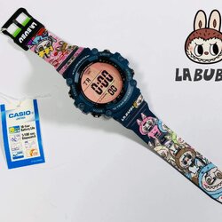 CASIO นาฬิกาคาสิโอ นาฬิกาข้อมือ นาฬิกากันน้ำ นาฬิกาของแท้ ประกัน 1 ปี รุ่น AE-1500WH-8 LABUBU นาฬิกาสีดำ