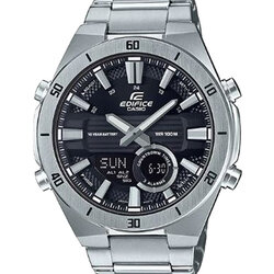 CASIO EDIFICE นาฬิกาข้อมือ นาฬิกากันน้ำ นาฬิกาของแท้ ประกันศูนย์ CMG 1 ปี รุ่น ERA-110D-1A นาฬิกาสีเงิน