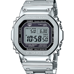 CASIO G-SHOCK MID YEAR SALE G-SHOCK นาฬิกาข้อมือ นาฬิกากันน้ำ นาฬิกาของแท้ ประกันศูนย์ CMG 1 ปี รุ่น GMW-B5000D-1D นาฬิกาสีเงิน