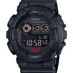CASIO G-SHOCK นาฬิกาข้อมือ นาฬิกากันน้ำ นาฬิกาของแท้ ประกันศูนย์ CMG 1 ปี รุ่น GD-120MB-1 นาฬิกาสีดำ