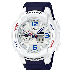 CASIO BABY-G นาฬิกาข้อมือ นาฬิกากันน้ำ นาฬิกาของแท้ ประกันศูนย์ CMG 1 ปี รุ่น BGA-230SC-7B นาฬิกาสีขาว