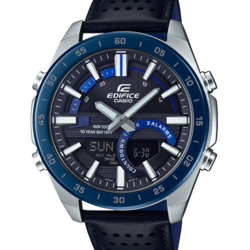 CASIO EDIFICE นาฬิกาข้อมือ นาฬิกากันน้ำ นาฬิกาของแท้ ประกันศูนย์ CMG 1 ปี รุ่น ERA-120BL-2A นาฬิกาสีดำ