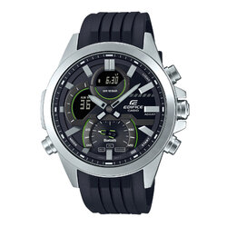 CASIO EDIFICE นาฬิกาข้อมือ นาฬิกากันน้ำ นาฬิกาของแท้ ประกันศูนย์ CMG 1 ปี รุ่น ECB-30P-1A นาฬิกาสีดำ