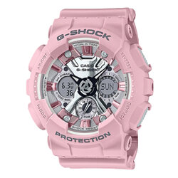 CASIO G-SHOCK G-SHOCK นาฬิกาข้อมือ นาฬิกากันน้ำ นาฬิกาของแท้ ประกันศูนย์ CMG 1 ปี รุ่น GMA-S120NP-4A นาฬฺกาสีชมพู