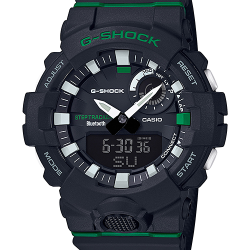 CASIO G-SHOCK นาฬิกาข้อมือ นาฬิกากันน้ำ นาฬิกาของแท้ ประกันศูนย์ CMG 1 ปี รุ่น GBA-800DG-1A นาฬิกาสีดำ