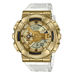 CASIO G-SHOCK นาฬิกาข้อมือ นาฬิกากันน้ำ นาฬิกาของแท้ ประกันศูนย์ CMG 1 ปี รุ่น GM-110SG-9A นาฬิกาสีทอง