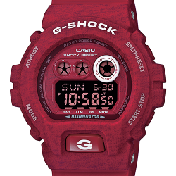 CASIO G-SHOCK นาฬิกาข้อมือ นาฬิกากันน้ำ นาฬิกาของแท้ ประกันศูนย์ CMG 1 ปี รุ่น GD-X6900HT-4 นาฬิกาสีแดง