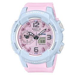 CASIO BABY-G นาฬิกาข้อมือ นาฬิกากันน้ำ นาฬิกาของแท้ ประกันศูนย์ CMG 1 ปี รุ่น BGA-230PC-2B นาฬิกาสีชมพู