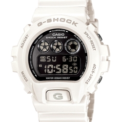CASIO G-SHOCK นาฬิกาข้อมือ นาฬิกากันน้ำ นาฬิกาของแท้ ประกันศูนย์ CMG 1 ปี รุ่น DW-6900NB-7D นาฬิกาสีขาว