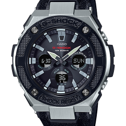 CASIO G-SHOCK นาฬิกาข้อมือ นาฬิกากันน้ำ นาฬิกาของแท้ ประกันศูนย์ CMG 1 ปี รุ่น GST-S330AC-1A นาฬิกาสีดำ