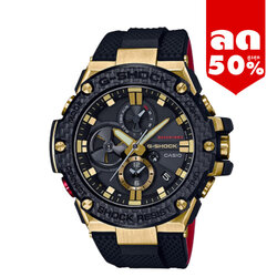 CASIO MID YEAR SALE G-SHOCK พร้อมส่ง นาฬิกาข้อมือ นาฬิกากันน้ำ นาฬิกาของแท้ ประกันศูนย์ CMG 1 ปี รุ่น GST-B100TFB-1A นาฬิกาสีดำ