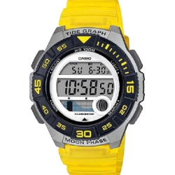 CASIO นาฬิกาคาสิโอ นาฬิกาข้อมือ นาฬิกากันน้ำ นาฬิกาของแท้ ประกันศูนย์ CMG 1 ปี รุ่น LWS-1100H-9A นาฬิกาสีเหลือง
