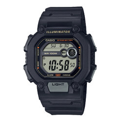 CASIO นาฬิกาคาสิโอ นาฬิกาข้อมือ นาฬิกากันน้ำ นาฬิกาของแท้ ประกันศูนย์ CMG 1 ปี รุ่น W-737HX-1A นาฬิกาสีดำ