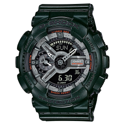 CASIO G-SHOCK นาฬิกาข้อมือ นาฬิกากันน้ำ นาฬิกาของแท้ ประกันศูนย์ CMG 1 ปี รุ่น GMA-S110MC-3A นาฬิกาสีเขียว