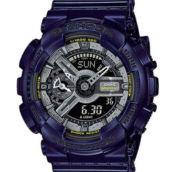 CASIO G-SHOCK นาฬิกาข้อมือ นาฬิกากันน้ำ นาฬิกาของแท้ ประกันศูนย์ CMG 1 ปี รุ่น GMA-S110MC-2A นาฬิกาสีน้ำเงิน