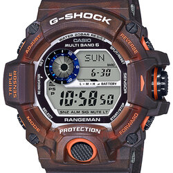 CASIO G-SHOCK นาฬิกาข้อมือ นาฬิกากันน้ำ นาฬิกาของแท้ ประกันศูนย์ CMG 1 ปี รุ่น GW-9405KJ-5JR นาฬิกาสีน้ำตาล