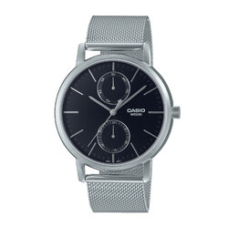 CASIO นาฬิกาคาสิโอ นาฬิกาข้อมือ นาฬิกากันน้ำ นาฬิกาของแท้ ประกันศูนย์ CMG 1 ปี รุ่น MTP-B310M-1A นาฬิกาสีเงิน