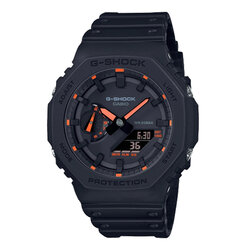 CASIO G-SHOCK นาฬิกาข้อมือ นาฬิกากันน้ำ นาฬิกาของแท้ ประกันศูนย์ CMG 1 ปี รุ่น GA-2100-1A4 นาฬิกาสีดำ