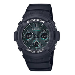 CASIO G-SHOCK นาฬิกาข้อมือ นาฬิกากันน้ำ นาฬิกาของแท้ ประกันศูนย์ CMG 1 ปี รุ่น AWR-M100SMG-1A นาฬิกาสีดำ