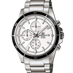 CASIO EDIFICE นาฬิกาข้อมือ นาฬิกากันน้ำ นาฬิกาของแท้ ประกันศูนย์ CMG 1 ปี รุ่น EFR-526D-7A นาฬิกาสีเงิน