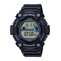 CASIO นาฬิกาคาสิโอ นาฬิกาข้อมือ นาฬิกากันน้ำ นาฬิกาของแท้ ประกันศูนย์ CMG 1 ปี รุ่น WS-1300H-1A นาฬิกาสีดำ