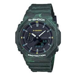 CASIO G-SHOCK นาฬิกาข้อมือ นาฬิกากันน้ำ นาฬิกาของแท้ ประกันศูนย์ CMG 1 ปี รุ่น GA-2100FR-3A นาฬิกาสีเขียว