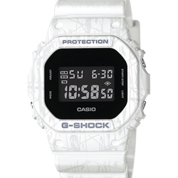 CASIO G-SHOCK นาฬิกาข้อมือ นาฬิกากันน้ำ นาฬิกาของแท้ ประกันศูนย์ CMG 1 ปี รุ่น DW-5600SL-7D นาฬิกาสีขาว