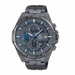 CASIO EDIFICE นาฬิกาข้อมือ นาฬิกากันน้ำ นาฬิกาของแท้ ประกันศูนย์ CMG 1 ปี รุ่น EFR-556GY-1A นาฬิกาสีดำ