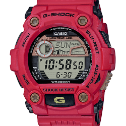 CASIO G-SHOCK นาฬิกาข้อมือ นาฬิกากันน้ำ นาฬิกาของแท้ ประกันศูนย์ CMG 1 ปี รุ่น G-7900SLG-4D นาฬิกาสีแดง