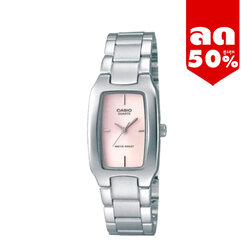 CASIO MID YEAR SALE นาฬิกาคาสิโอ พร้อมส่ง นาฬิกาข้อมือ นาฬิกากันน้ำ นาฬิกาของแท้ BTS ประกันศูนย์ CMG 1 ปี รุ่น LTP-1165A-4C นาฬิกาสีเงิน