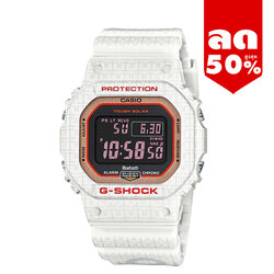CASIO G-SHOCK นาฬิกาข้อมือ นาฬิกากันน้ำ นาฬิกาของแท้ ประกันศูนย์ CMG 1 ปี รุ่น GW-B5600SGZ-7 นาฬิกาสีขาว