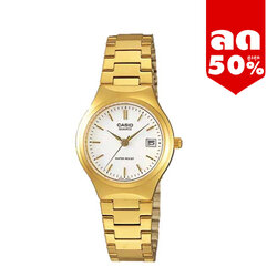 CASIO นาฬิกาคาสิโอ นาฬิกาข้อมือ นาฬิกากันน้ำ นาฬิกาของแท้ ประกันศูนย์ CMG 1 ปี รุ่น LTP-1170N-7 นาฬิกาสีทอง