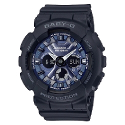 CASIO BABY-G นาฬิกาข้อมือ นาฬิกากันน้ำ นาฬิกาของแท้ ประกันศูนย์ CMG 1 ปี รุ่น BA-130-1A2 นาฬิกาสีดำ